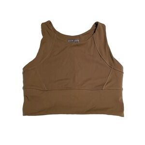 ROAM LOUD Tan Yanta Tank Bra Stretchy Women's Size Large No Cups‎ Fast Shipping